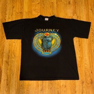 VTG Y2K Journey Arrival Graphic Tee Men’s XL Single Stitch Classic Rock